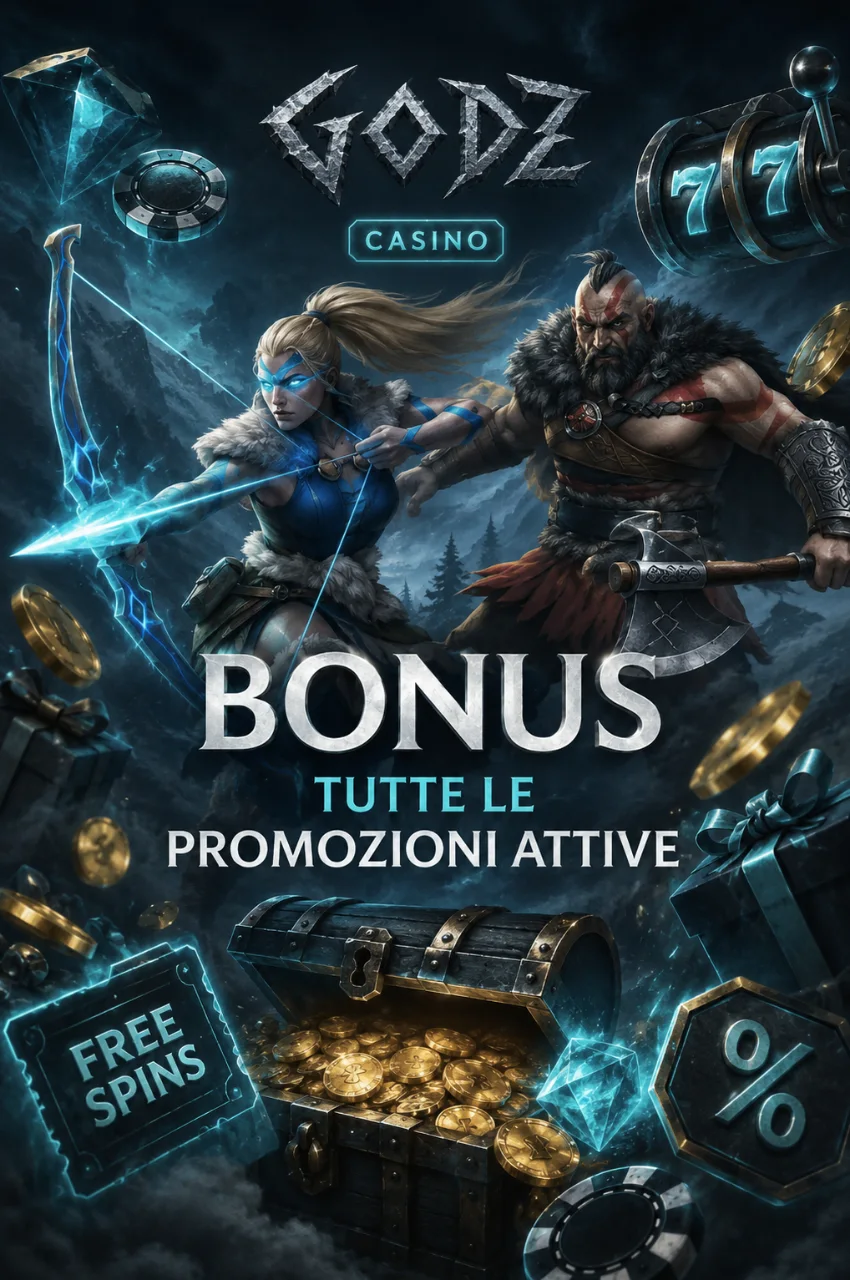 Bonus Godz Casino — Tutte le Promozioni Attive