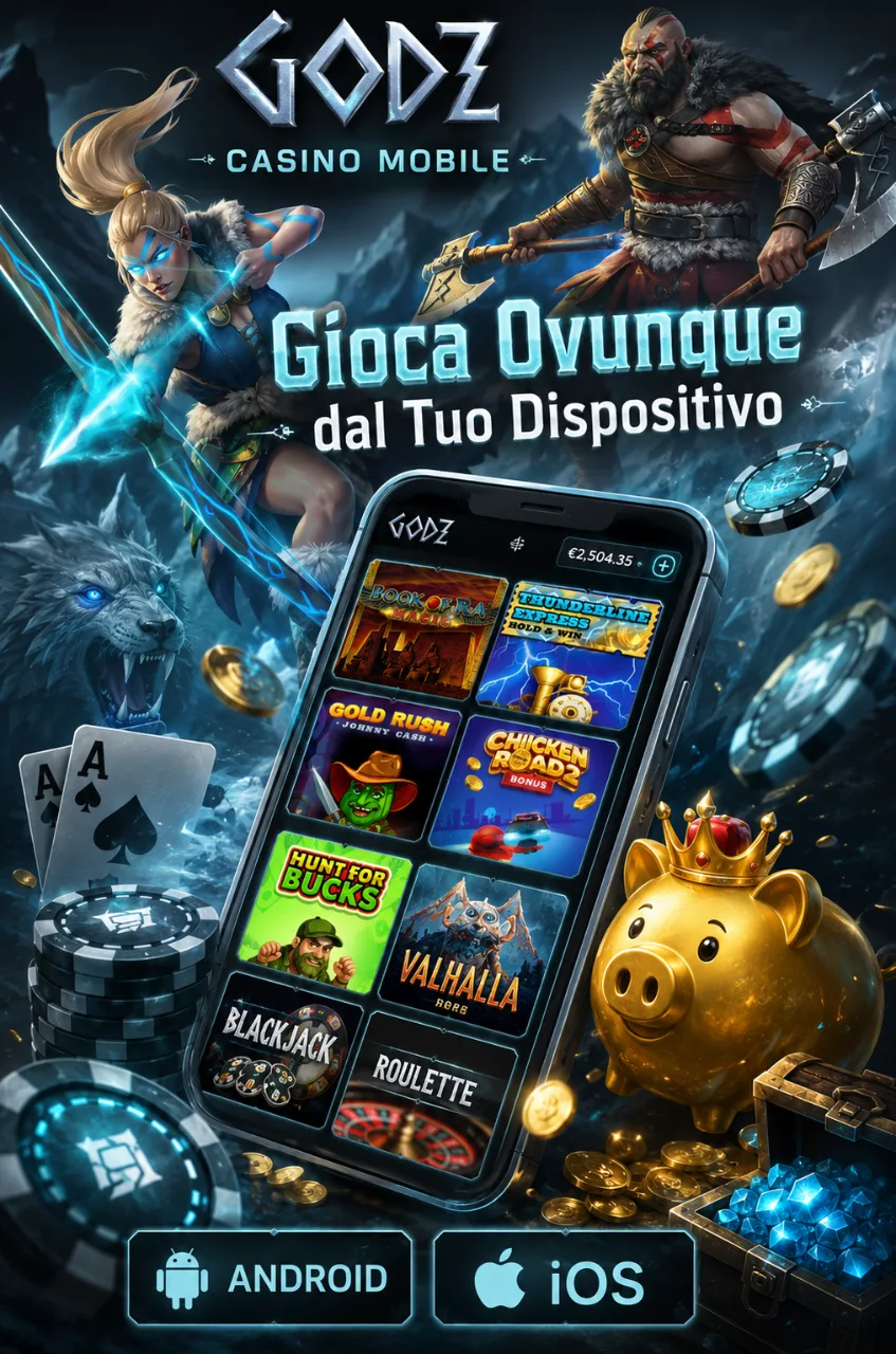 Godz Casino Mobile — Gioca Ovunque dal Tuo Dispositivo